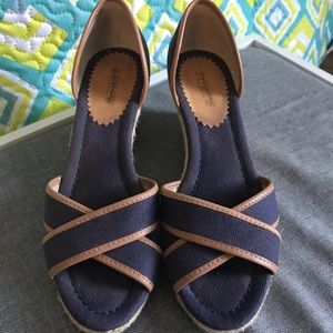 J Crew low espadrille sandals